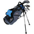 U.S. Kids Golf UL48-u 5 Club Stand Set - Grey/Teal Bag